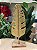 Escultura Folha Dourada - 42cm - Imagem 1