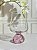 Taça vidro base esfera rosa 440 ml - Imagem 3