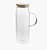 Jarra de Vidro Com Tampa de Bambu Ou 1,5L Linha Sense - Imagem 1