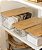 Organizador com Tampa de Bambu Ou 3L Linha Clear - Imagem 2