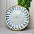 Prato raso Colorful Handmade azul 3 - Imagem 1