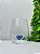 Copo vidro coração azul 450 ml - Imagem 2