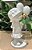 Escultura em resina menina com balão branco - Imagem 1