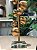 Escultura decorativa metal dourado - Imagem 3