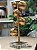 Escultura decorativa metal dourado - Imagem 1