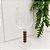Taça vidro haste madeira esfera 510ml - Imagem 3