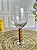 Taça vidro haste madeira esfera 510ml - Imagem 1