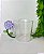Caneca borossilicato pétalas 250 ml roxa - Imagem 1
