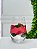 Copo vidro frutas vermelho - Imagem 1