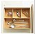 Organizador de gavetas Ou 4 nichos Linha Keep - Imagem 2