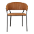 Cadeira Mara PU Marrom - Imagem 2