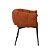 Cadeira Joy tecido terracota - Imagem 2