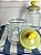 Pote vidro canelado limone 600 ml - Imagem 2