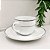 Xícara café majesty silver porcelana - Imagem 1