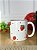 Caneca artesanal branca com morango - Imagem 5