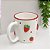 Caneca artesanal branca com morango - Imagem 2