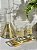 Decanter dourado conj 2 copos - Imagem 1