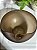 Vaso decorativo vidro bola marrom - Imagem 4