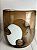 Vaso decorativo marrom e branco - Imagem 3