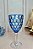 Taça Longa em Acrílico Lapidada Círculo - Azul - Imagem 2