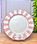 Prato sobremesa stripe rosa - Imagem 2