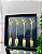 Conjunto 4 garfos aperitivos leaves dourado - Imagem 2