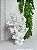Escultura coral em resina branco - Imagem 3