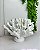 Escultura coral em resina branco - Imagem 2