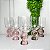 Kit 6 taças esfera dupla base pink - Imagem 1
