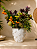 Vaso em Ceramica Branco - Imagem 1