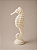 Cavalo Marinho Decorativo Branco - Imagem 2