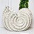 Concha Decorativa Ceramica Bege - G - Imagem 1