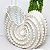 Concha Decorativa Ceramica Bege - G - Imagem 3