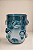 Vaso Vidro Azul - P - Imagem 2