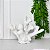 Escultura coral em resina branco - Imagem 3