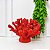 Escultura coral em resina vermelho - Imagem 3