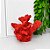 Escultura coral em resina vermelho - Imagem 2