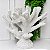 Escultura decor polirresina coral branco - Imagem 1