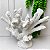 Escultura decor polirresina coral branco - Imagem 2