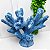 Escultura coral em resina azul - Imagem 2