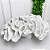 Enfeite coral branco G - Imagem 1