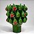 Vaso em cerâmica verde com figos - Imagem 3