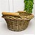 Cesta oval bambu P - Imagem 1