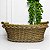 Cesta oval bambu P - Imagem 2