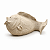 Peixe Carpa Decorativo Resina Bege - Imagem 3