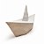 Escultura barco em polirresina M - Imagem 3
