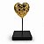Escultura coração dourado 28 cm - Imagem 3
