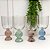 Conjunto 4 taças esfera dupla c/ base coloridas (400 ml) - Imagem 1