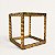 Escultura cubo em metal M - Imagem 2