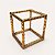 Escultura cubo em metal M - Imagem 3